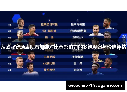 从欧冠赛场表现看加维对比赛影响力的多维观察与价值评估